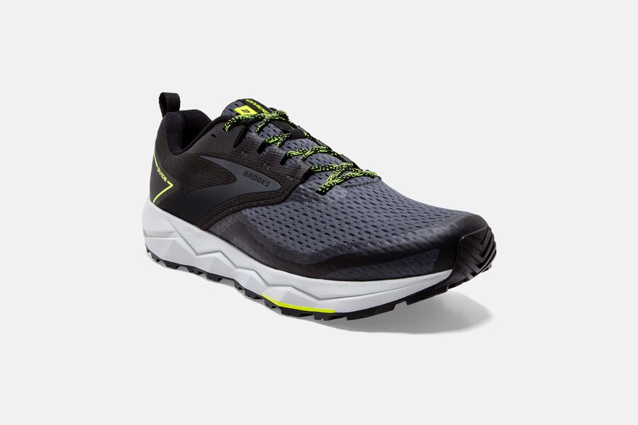 Divide 2 Trail Brooks Running Shoes NZ Mens - Black - HDXPWB-903